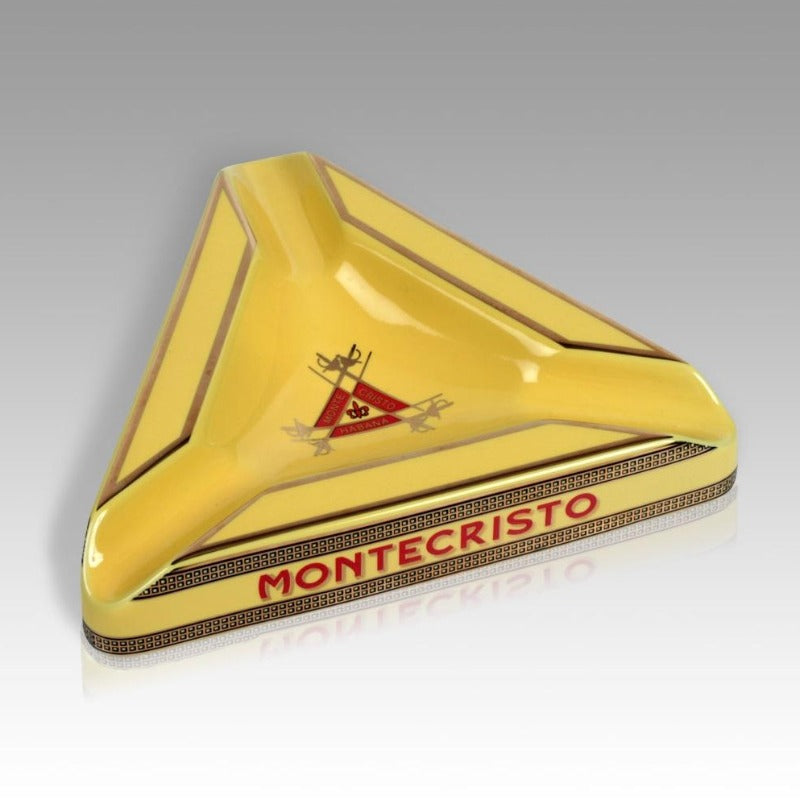 Montecristo Triangular Ashtray 3 Cigars